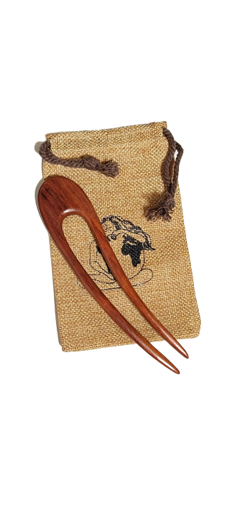 Wooden Pinche | Hair Accesory |  4, 6 in'