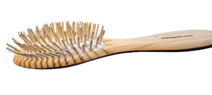 BB Wood Comb | Light-weight | Oval with straight long wooden pins