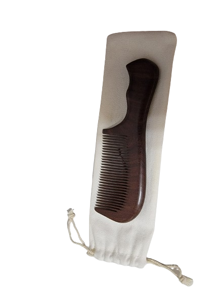Rosewood Hair Comb for Thin/Fine Hair