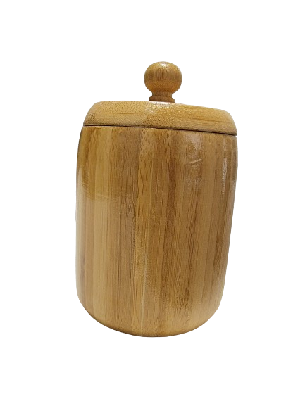 Wooden Spice Canister with Lid