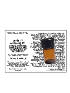 Verde Té Cleansing Oil | 2 FL OZ