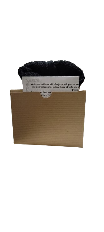 Hawmam Cotton Face Washcloth | Set of 3 | Black