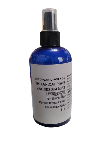 Botanical Hair Magnesium Mist | Texturize + Hydrate | For Dry Hair | 8 oz