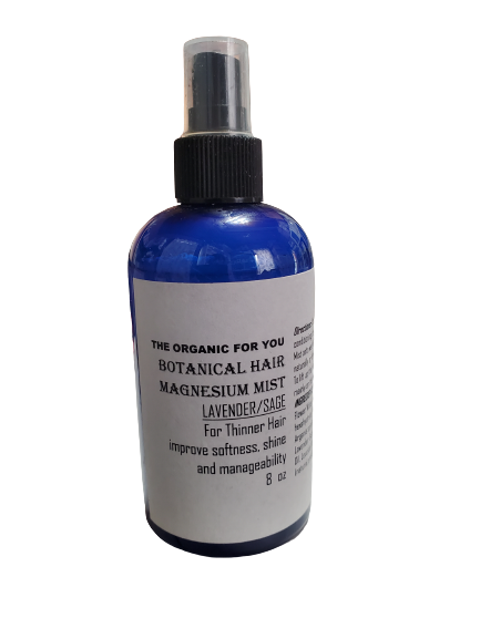 Botanical Hair Magnesium Mist | Texturize + Hydrate | For Dry Hair | 8 oz
