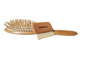 Pair it up with a cleaning brush, a must-have tool for maintaining the hygiene and longevity of your favorite hair combs. This sleek and practical brush is designed to effortlessly remove trapped hair, debris, and product buildup from the teeth of your comb, ensuring that your styling tools remain clean and effective.