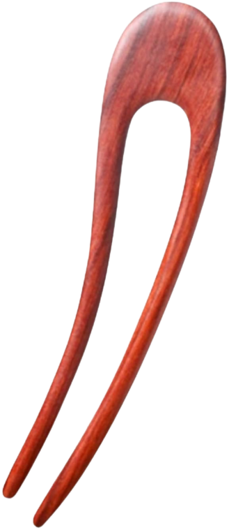 Length: 4 and 6'in. Due to the lack of weight, the needle does not slip out of the hairstyle with finer hair.