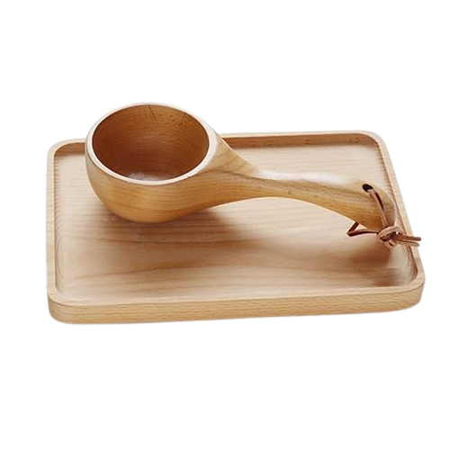 Wooden Large Bath Salt Scoop