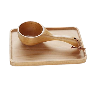 Wooden Large Bath Salt Scoop