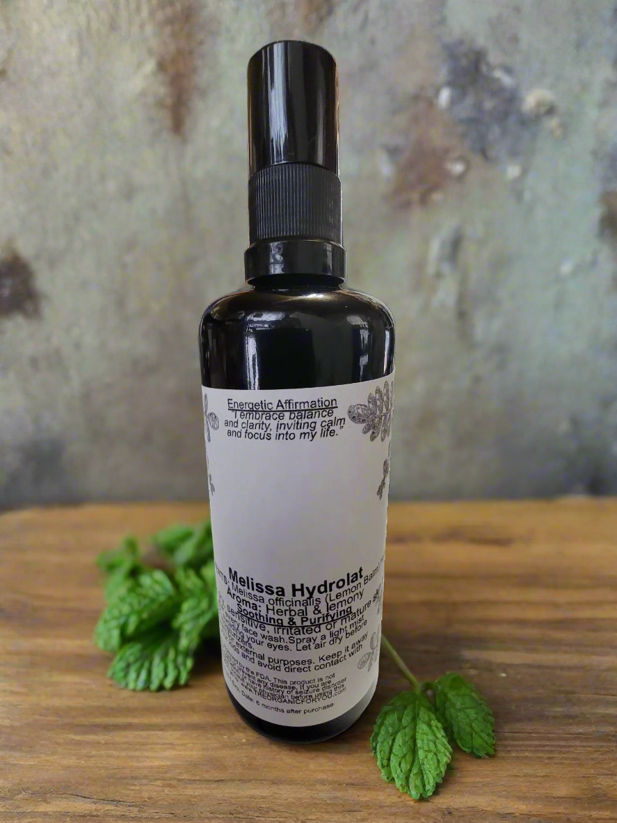 Pre-Order (Seasonal) Melissa (Lemon Balm) Hydrolat | 3.3 oz