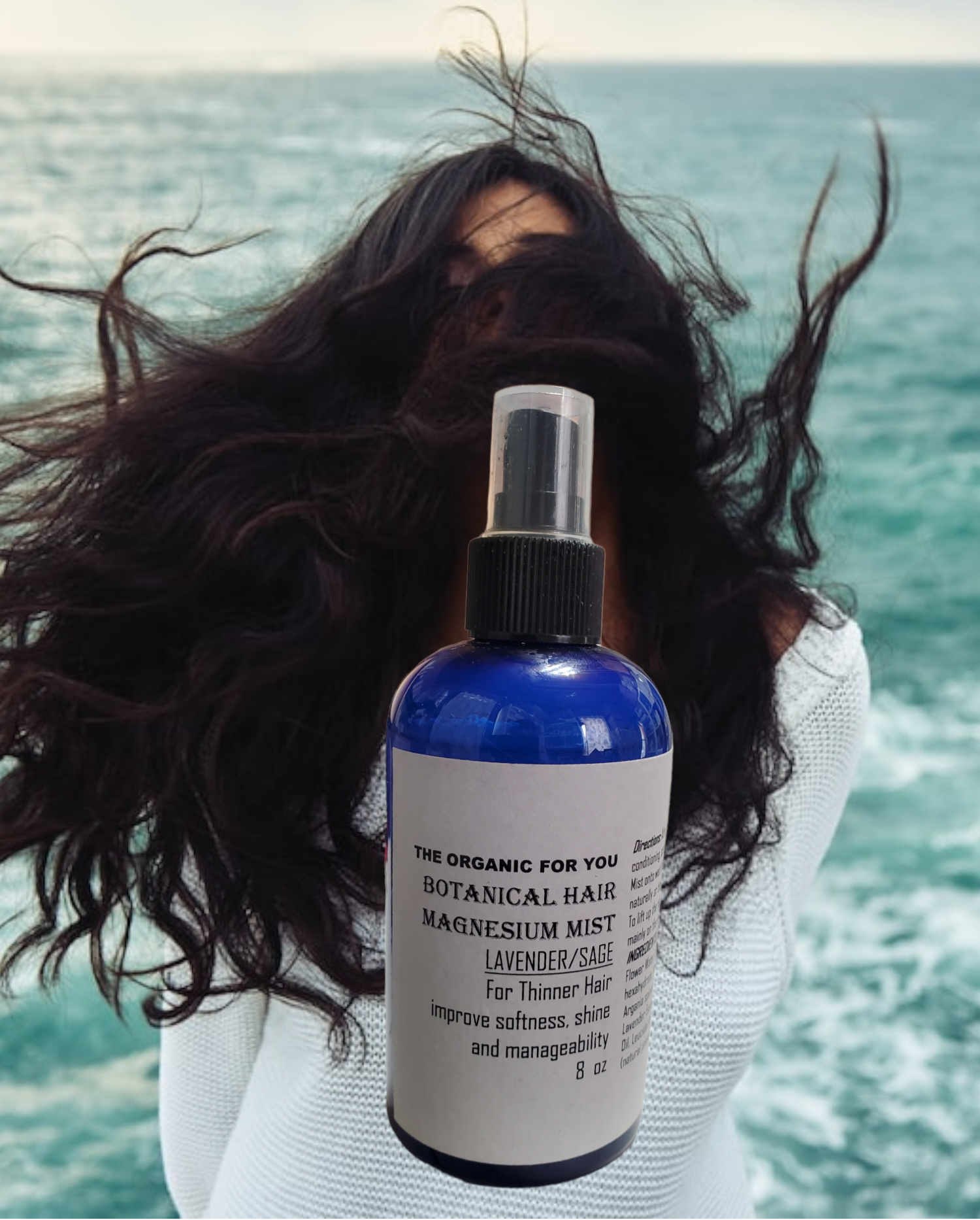 Botanical Hair Magnesium Mist | Texturize + Hydrate | For Dry Hair | 8 oz