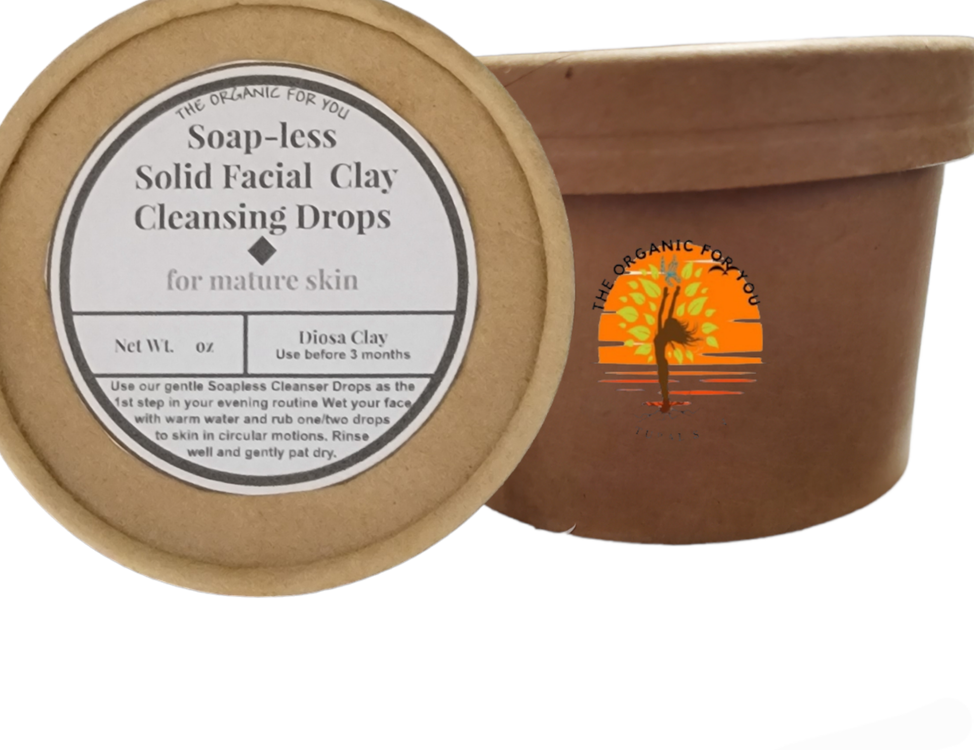 Soapless Facial Clay Cleansing Drops