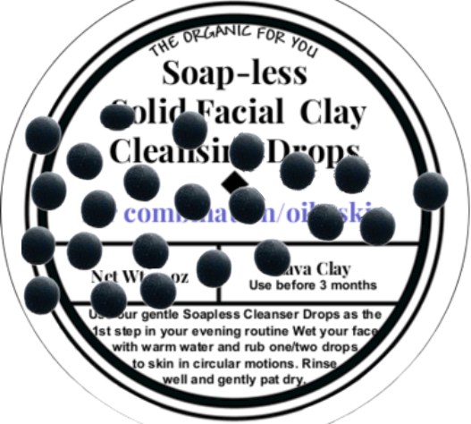 Soapless Facial Clay Cleansing Drops