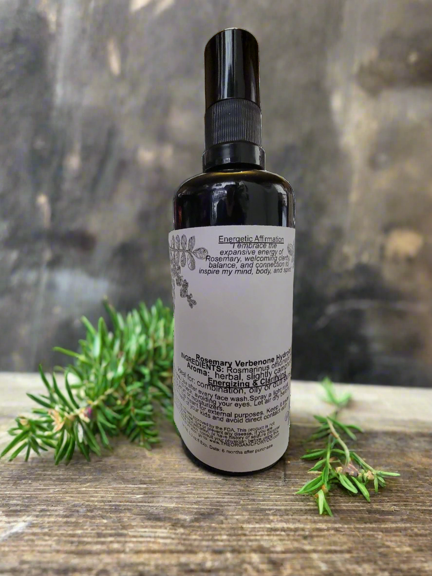 Rosemary Hydrolat | Invigorating & Clarifying | 3.3 oz