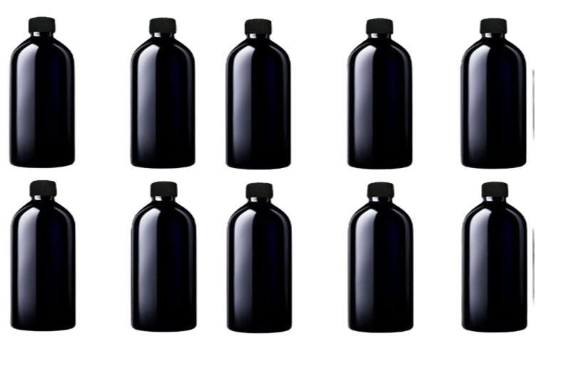 Pre-Order | Pack of 12 | Miron Violet Glass Bottles & Jars