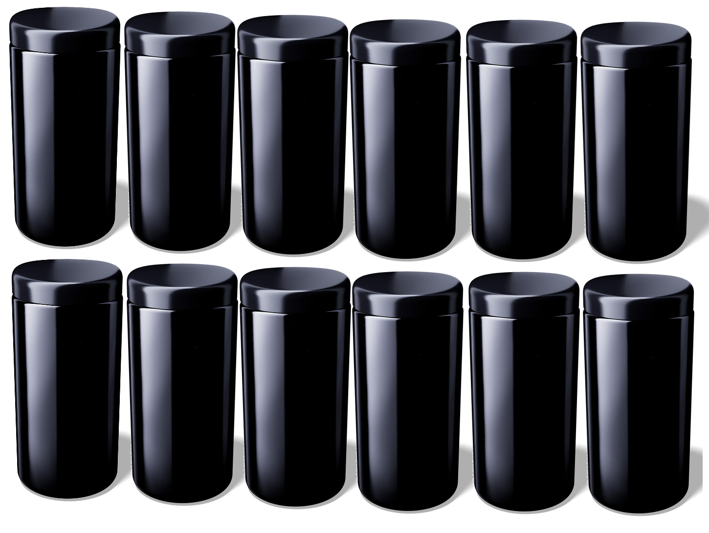 Pre-Order | Pack of 12 | Miron Violet Glass Bottles & Jars