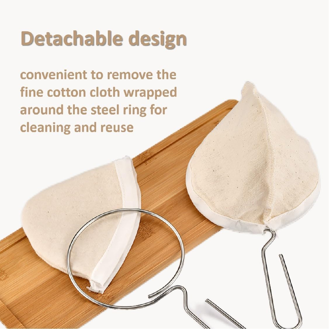 Coffee   | Tea | Over Cup Café Colao | Flannel Cloth Sock | Small Capacity |for Single Serve | with Stainless Steel Handle