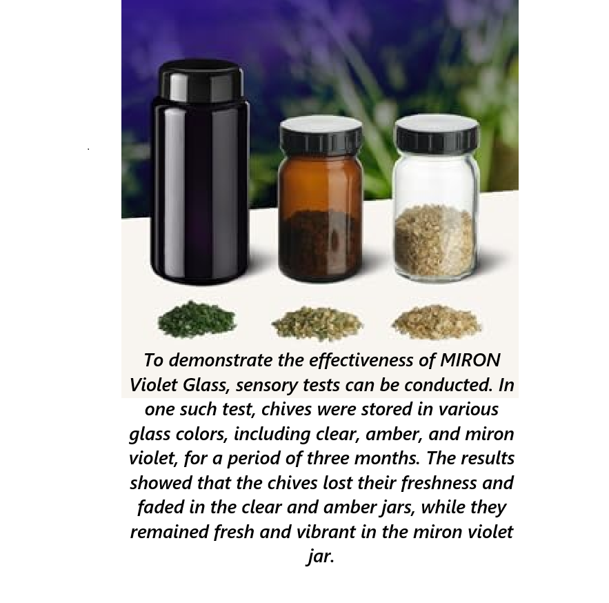 Authentic Miron Violet Glass Bottles (100 ml – 120 ml)