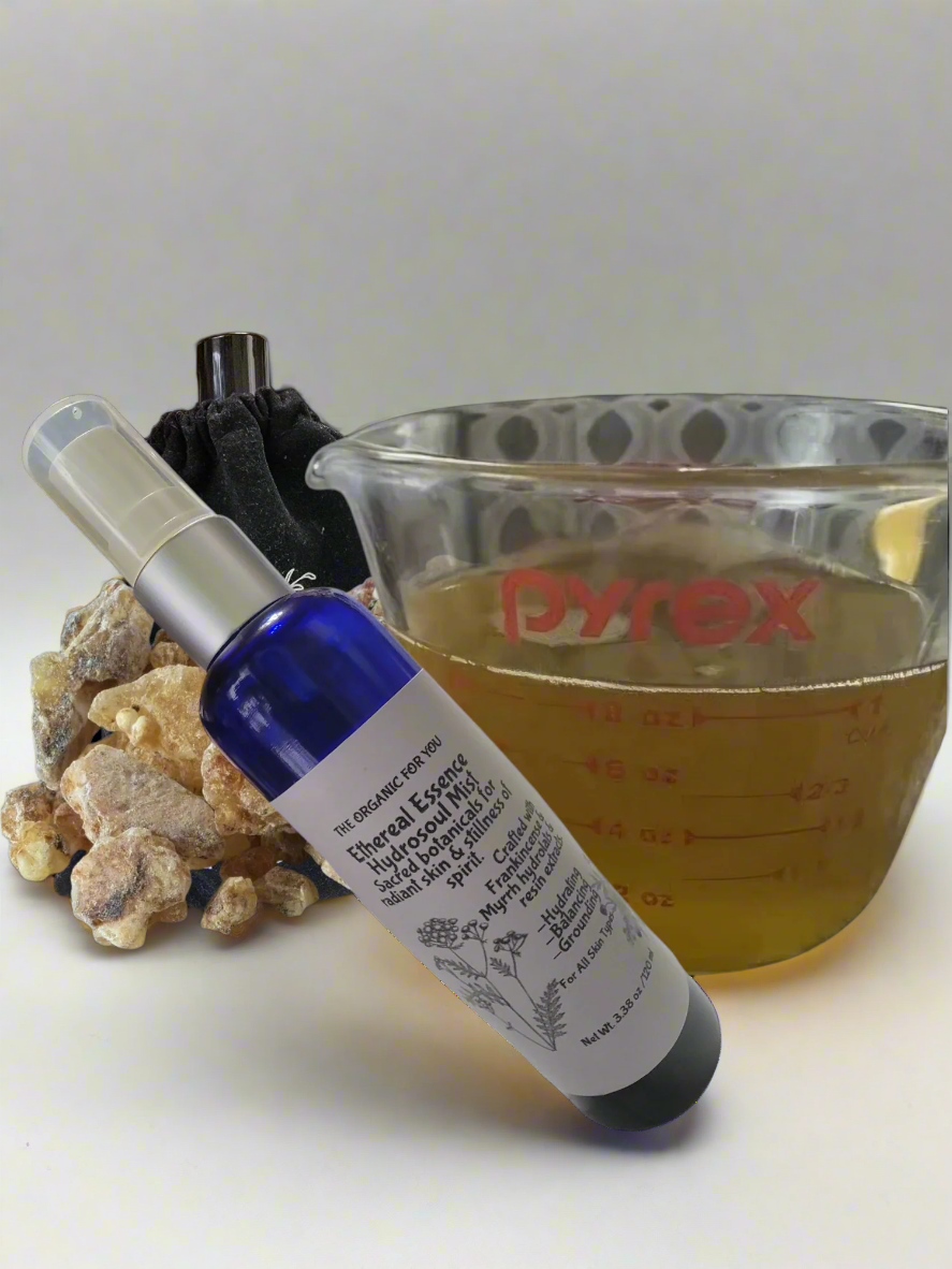 (SEASONAL HARVEST AROMATICS FRANKINCENSE & MYRRH RESIN SYNERGY) Ethereal Essence Hydrosoul Mist 🌿✨ | 3.38 oz | For Mature Dry Skin
