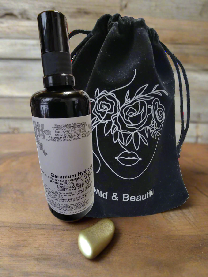 Pre-Order - (Seasonal) - Geranium Hydrolat | Purifying and Regenerating | 3.3 OZ