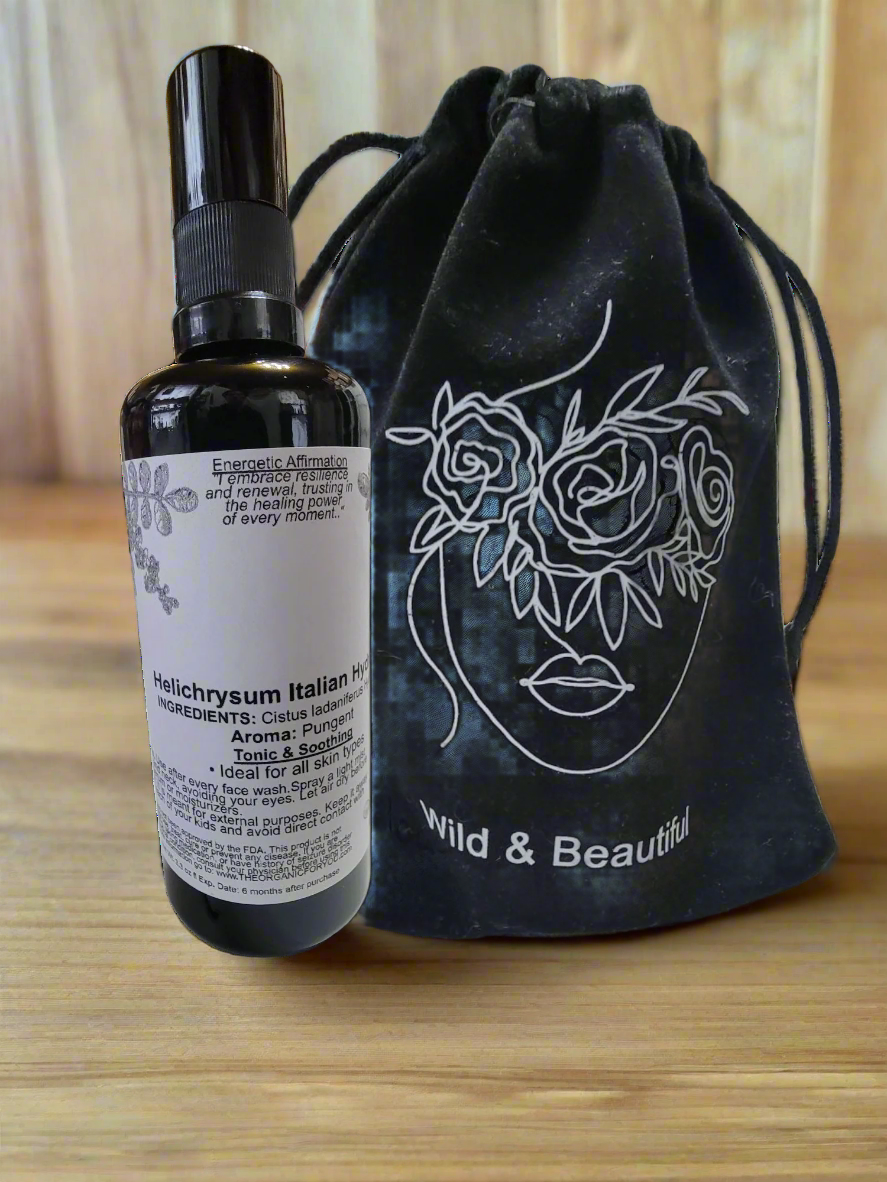 Also known as Immortelle or Everlasting, Helichrysum italicum Hydrolat is one of the most powerful anti-inflammatory hydrolat available. Revered for its ability to soothe skin, promote tissue repair, and support emotional well-being, this hydrolat is an invaluable ally for holistic care. 