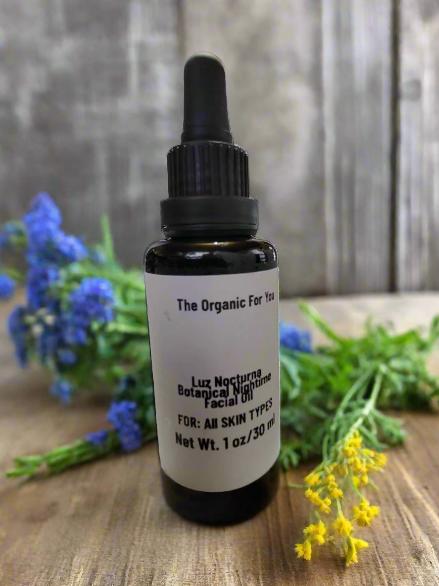Luz Nocturna 🌙Botanical Nightime Facial Oil 🌿✨| For  mature dry and  rough skin