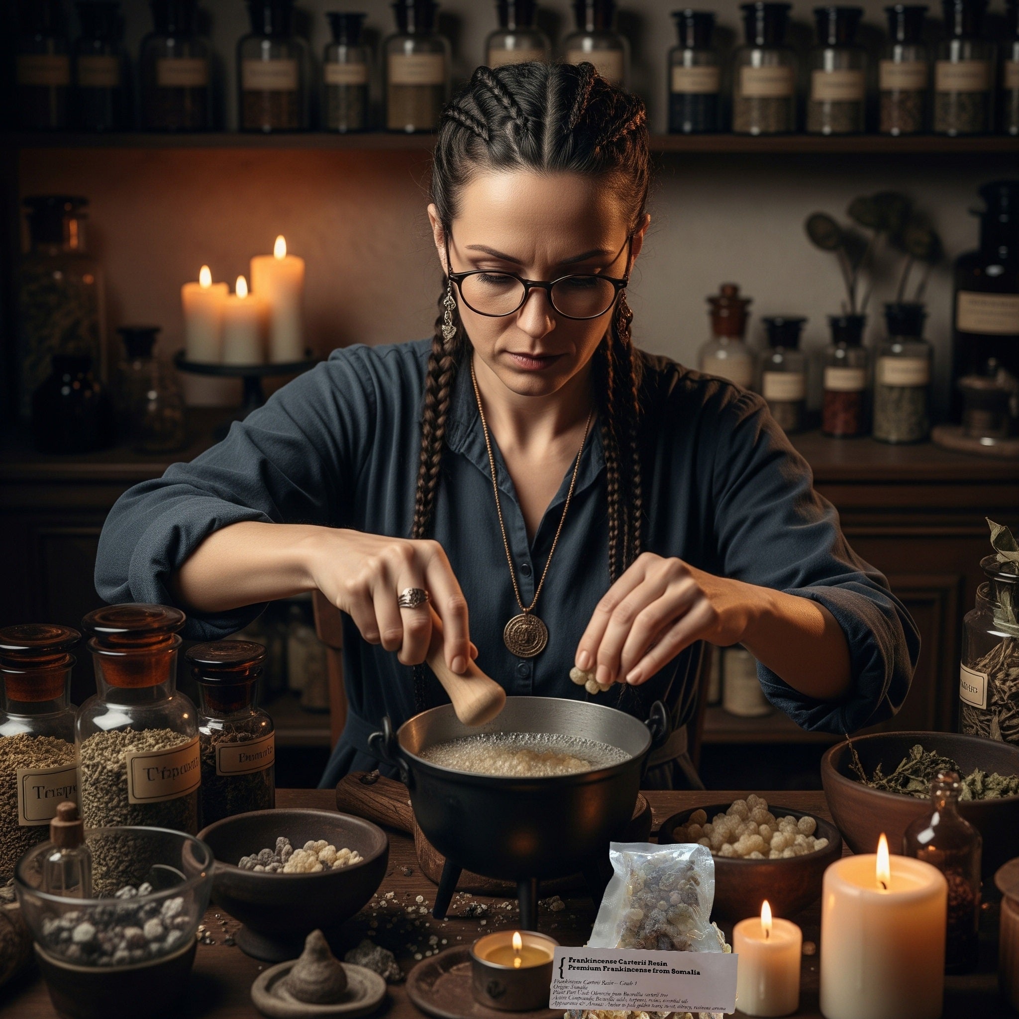 MAKE A RESIN INFUSION:
Crush the resin in a Mortar and Pestle
Add 2-4 oz of Resin to 12-24 oz to Olive Oil or another Carrier Oil
Let the mixture sit at 100°F for 72 hours (We use an Instant Pot)
Strain and Enjoy