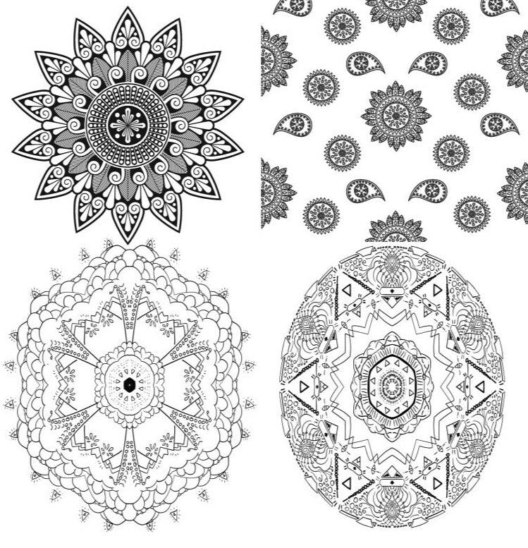Serenity Mandalas: A Tranquil Coloring Journey