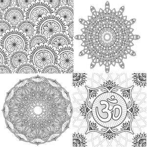Serenity Mandalas: A Tranquil Coloring Journey