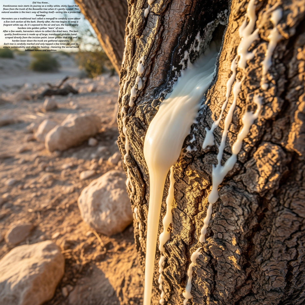 Boswellia carterii is one of the resin with the highest amount of boswellic acid in it.  The resin can be infused in water to make a tonic for digestive issues  such as bloating, cramping and gas. This resin water can also be used as a face wash for cleansing according to one of my distillers.   Boswellic acid has ben shown to fight inflammatory diseases like asthma, rheumatoid arthritis, atopic dermatitis, Crohn’s disease and a variety of cancers. 