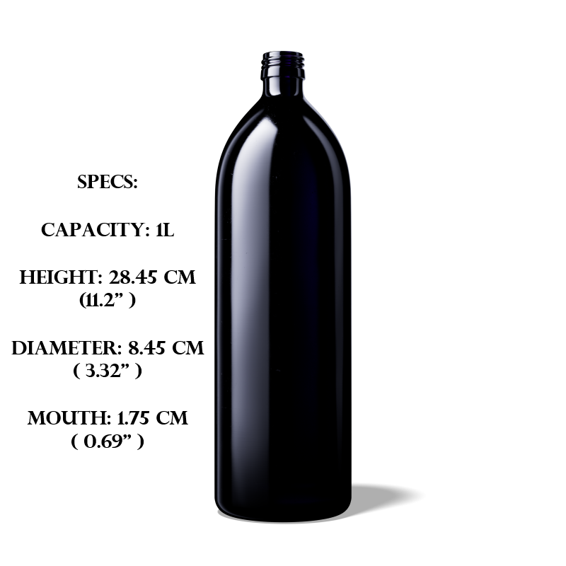 Authentic Miron Violet Glass Bottles (100 ml – 120 ml)