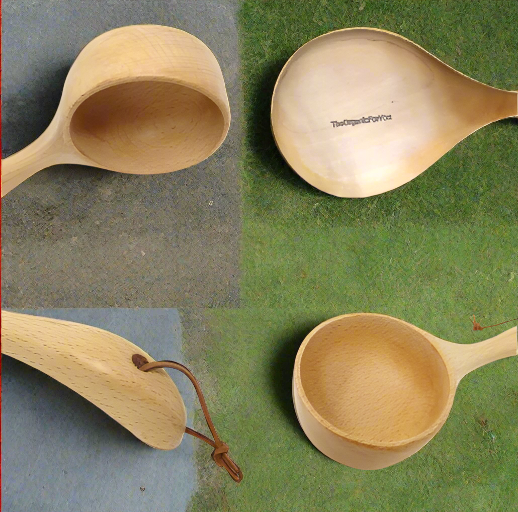 Wooden Large Bath Salt Scoop