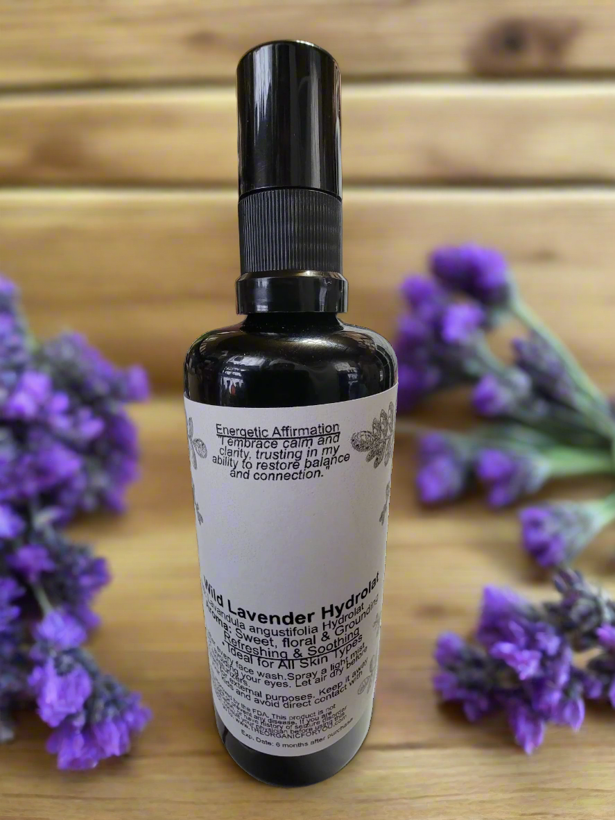 Pre-Order (Seasonal) Wild Lavender Hydrolat | Balancing & Toning | 3.3 oz