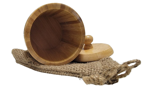 Wooden Spice Canister with Lid