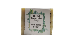 Load image into Gallery viewer, Herbal Peppermint Soap Bar
