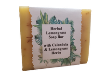 Load image into Gallery viewer, Herbal Lemongrass Soap Bar

