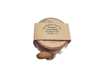 Our clay comes in a wooden pot with a mini wooden spoon, and in a dry form.  Clay is inert when dry, but when liquid is added to it, it becomes active, and begins the pulling and drawing effect that can be felt on the skin. Your clay mask will be fresher and far more effective when activated just before masking. Clay that is sold wet and encased in plastic has been absorbing the outgassed chemicals that are in the container. These are absorbed into the wet clay. 