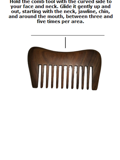 MOMENTO SCALP COMB | GUA SHA | MASSAGER BRUSH 🌱 with wide teeth for Acupussure Massage