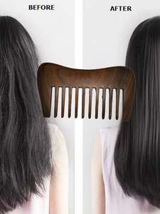 Because these combs are gentle on your hair, there will be less breakage and split ends.
