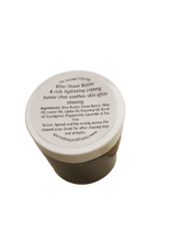 Load image into Gallery viewer, NOTE: Due to the ingredient Allantoin, this product may exhibit white specks.  This does not affect the performance of the balm and the white specks are fully absorbed when applied to the skin. Allantoin is an additive that helps heal wounds and stimulates the growth of healthy skin tissue.
