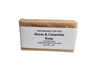 Roses & Calamine Soap | 4 oz Bar | For All Skin Types