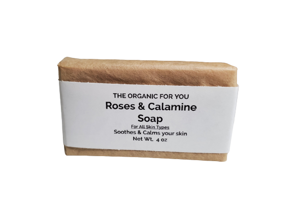 Roses & Calamine Soap | 4 oz Bar | For All Skin Types