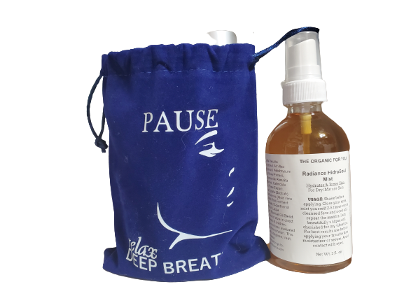 Radiance HidroSoul Mist 🌸 FOR MATURE SKIN 💖 3 oz with Muslim Pouch