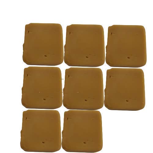 Set of 8 Mini Gardenia Lotion Bar Squares | 5 oz Cardboard Box | 1x Mini Tin Included | Zero Waste | Eco Friendly