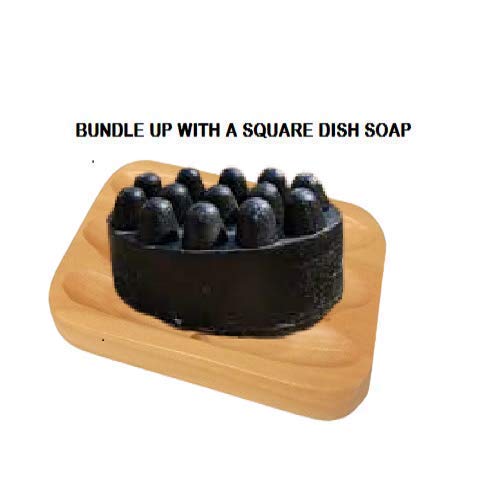 CHARCOAL SCRUBBING SOAP | BODY SOAP | OILY SKIN | NATURAL EXFOLIATOR MASSAGE