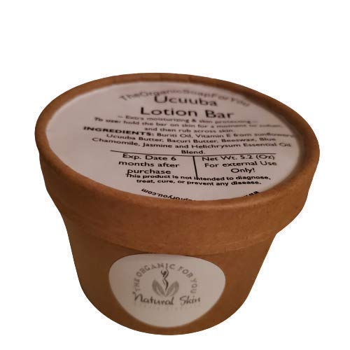 Ucuuba Lotion Bar | 5 oz | solid format | Eco-friendly