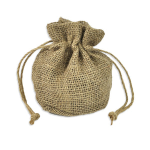 Natural Jute Burlap Round Bags | Gift Wrapping