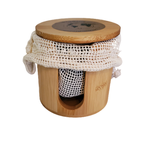 Bamboo Face Pads Storage | Face Pads Holder