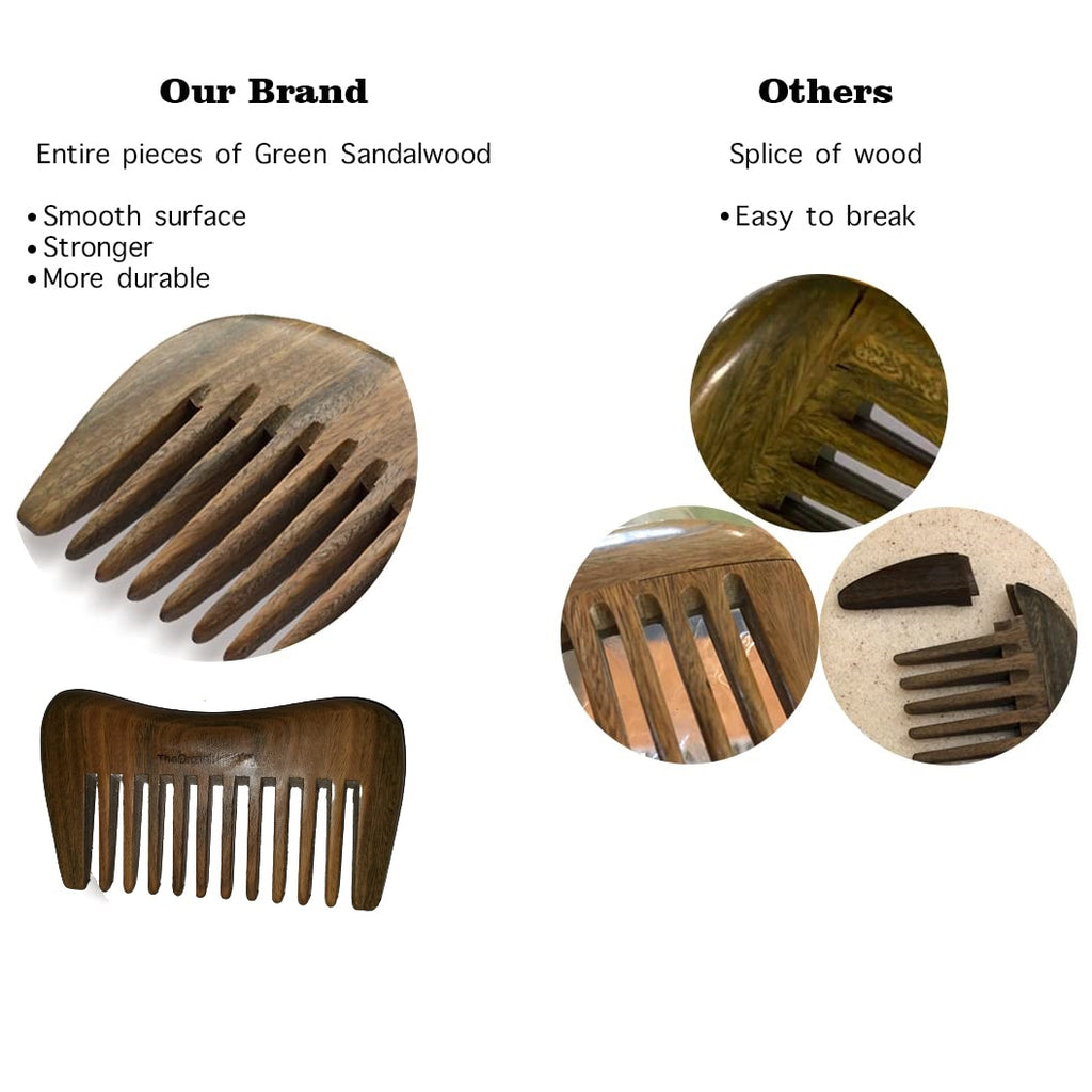 MOMENTO SCALP COMB | GUA SHA | MASSAGER BRUSH 🌱 with wide teeth for Acupussure Massage