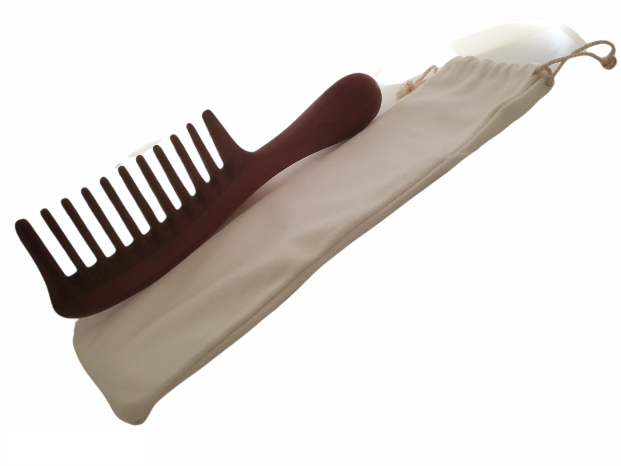 Indu Wooden Comb for Thick/Curly Hair