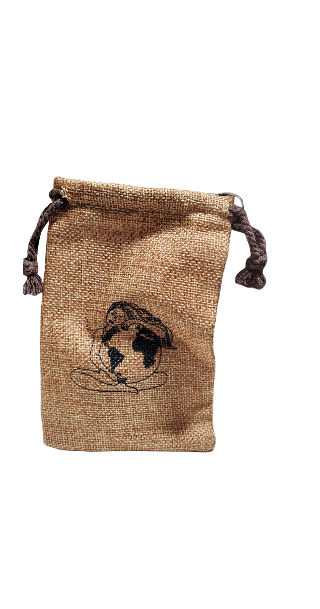 Jute Jewelry Gift  Bag |  5 x 3.8